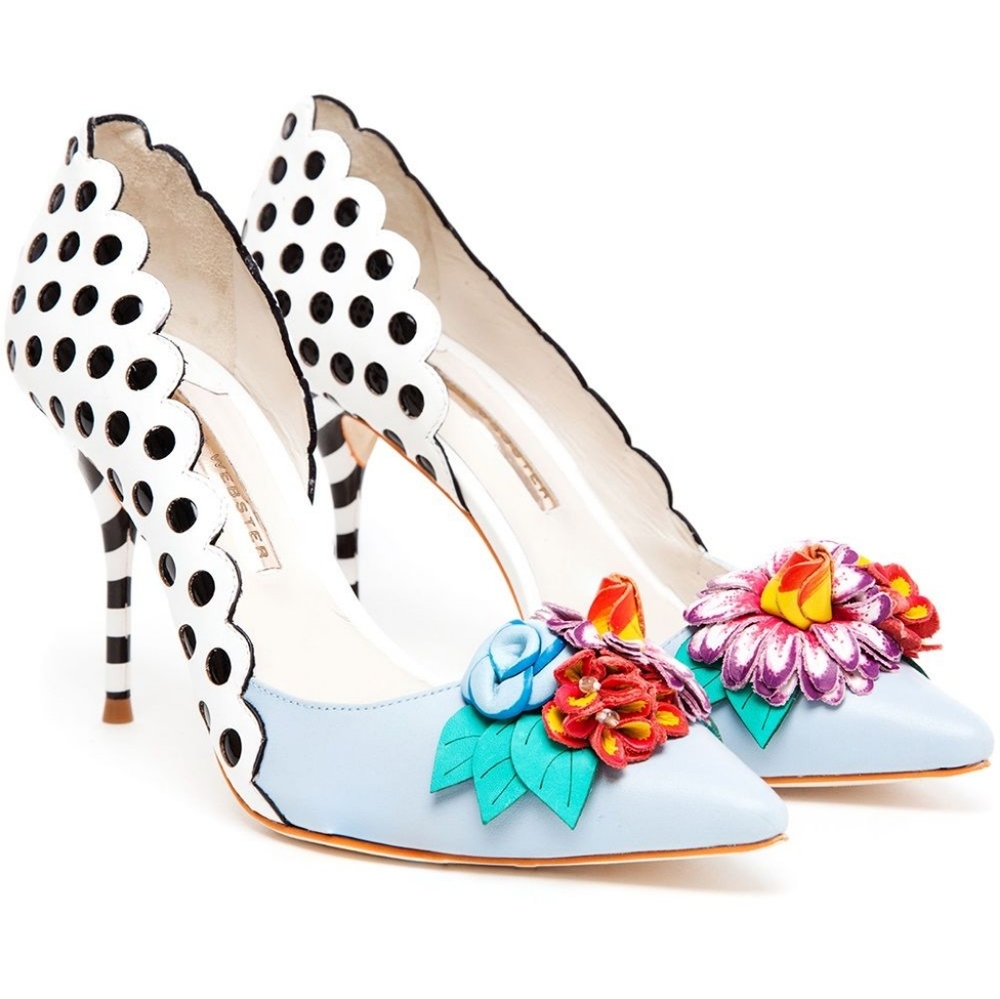 Sophia Webster Mika Floral D'Orsay Pump 36 NIB